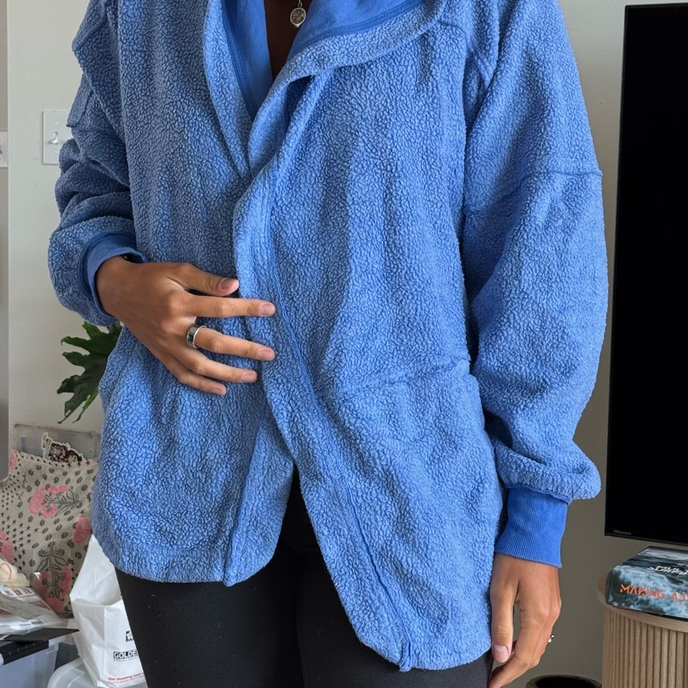Free People Cozy Blue Women's Jacket
